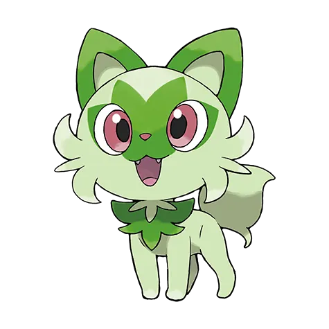 Sprigatito - Grass type Pokémon #906, official artwork