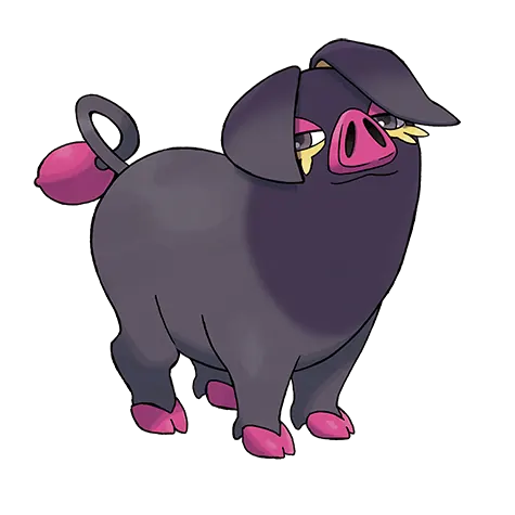 Oinkologne - Normal type Pokémon #916, official artwork