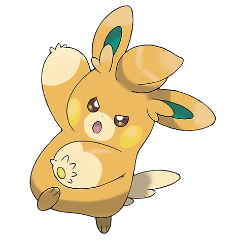 Pawmo - Electric/Fighting type Pokémon #922, official artwork