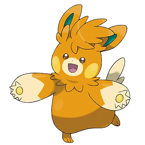 Pawmot - Electric/Fighting type Pokémon #923, official artwork