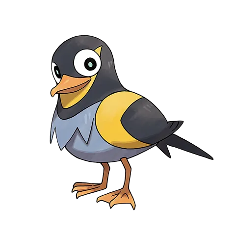 Wattrel - Electric/Flying type Pokémon #940, official artwork