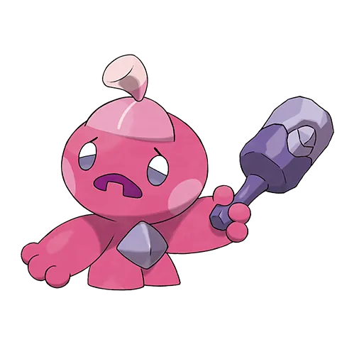 Tinkatink - Fairy/Steel type Pokémon #957, official artwork