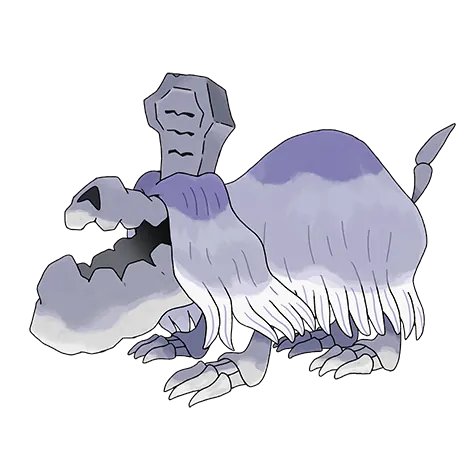 Houndstone - Ghost type Pokémon #972, official artwork