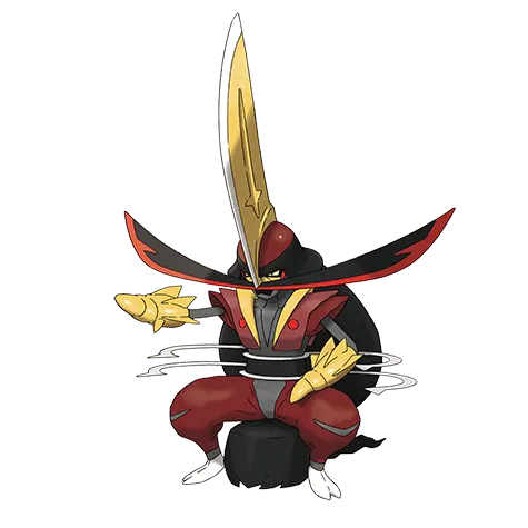 Kingambit - Dark/Steel type Pokémon #983, official artwork