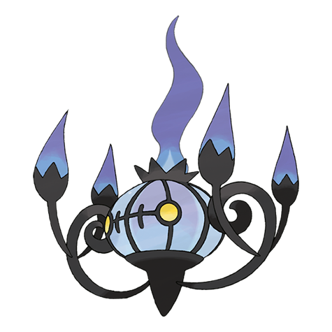 シャンデラのポケモン図鑑 (#609)